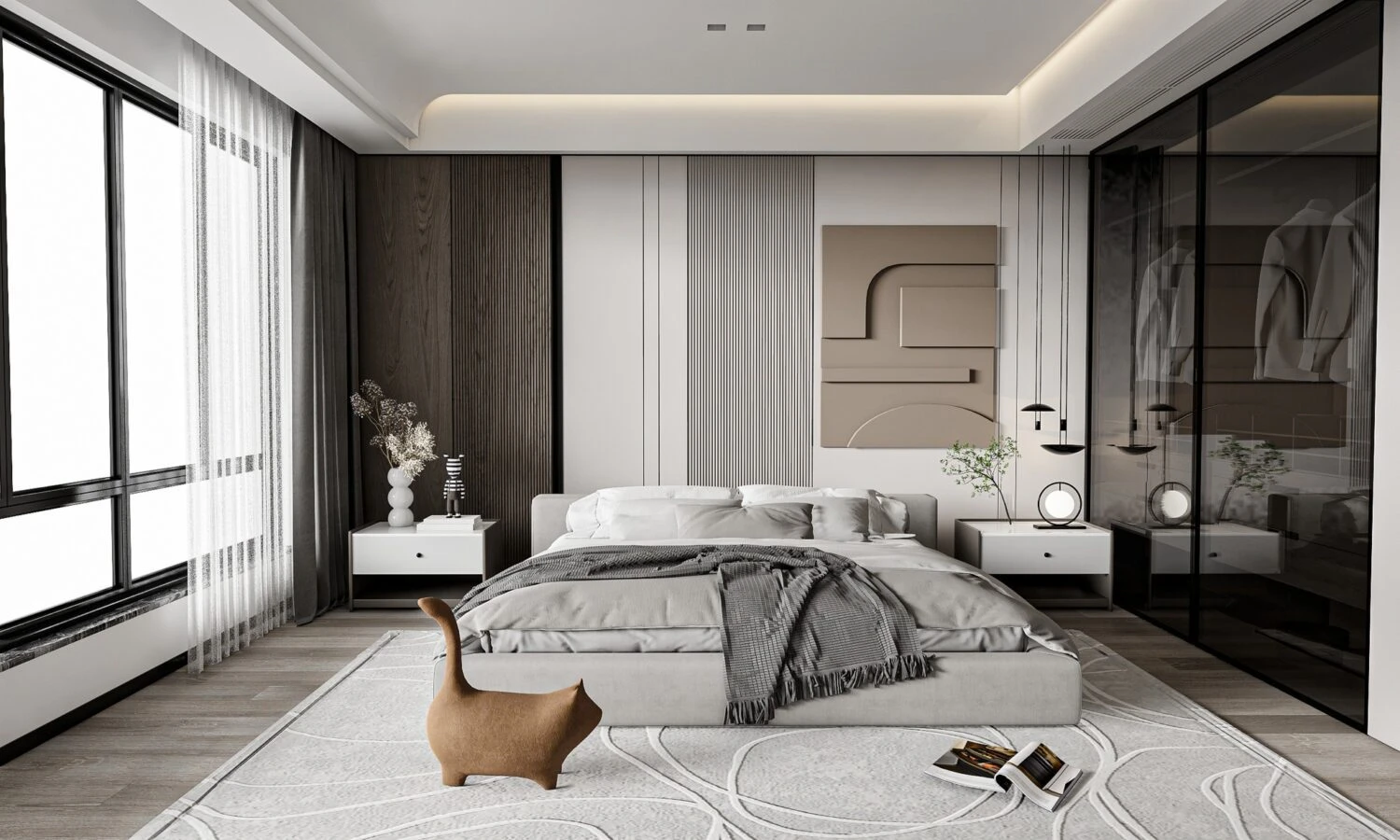 SketchUp Free Sketchup Model Free Download Modern Bedroom ID 101000640 (Anh Nguyen)