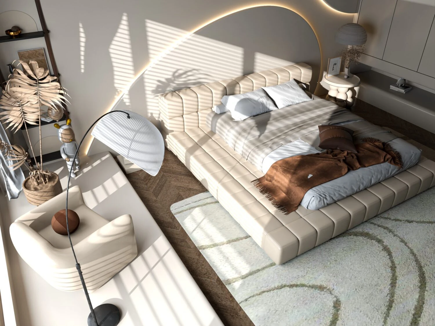 Sketchup Model Free Download Modern Bedroom Vantage ID 101000690 (Cao Ba Trinh)