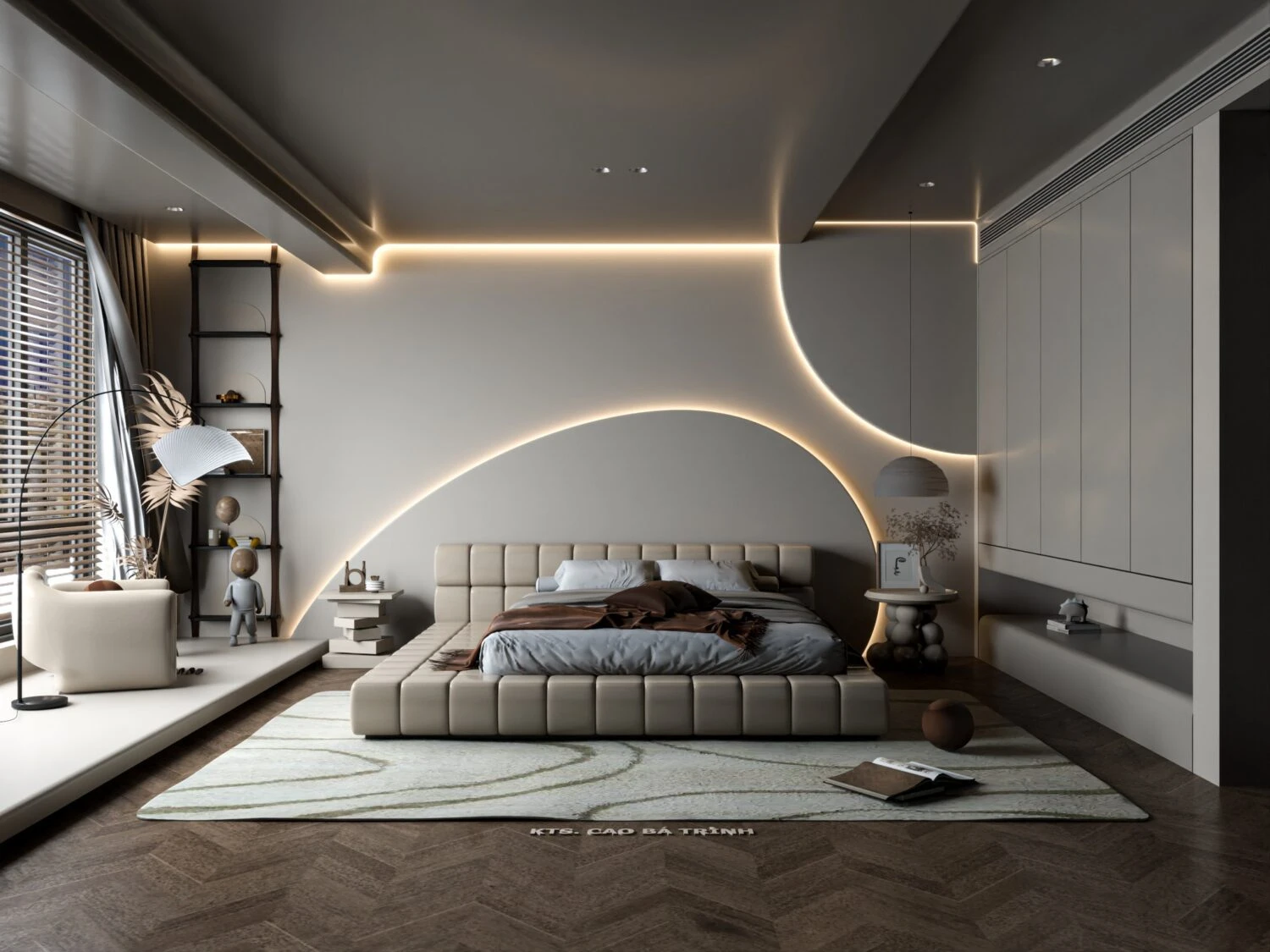 Sketchup Model Free Download Modern Bedroom Vantage ID 101000690 (Cao Ba Trinh)