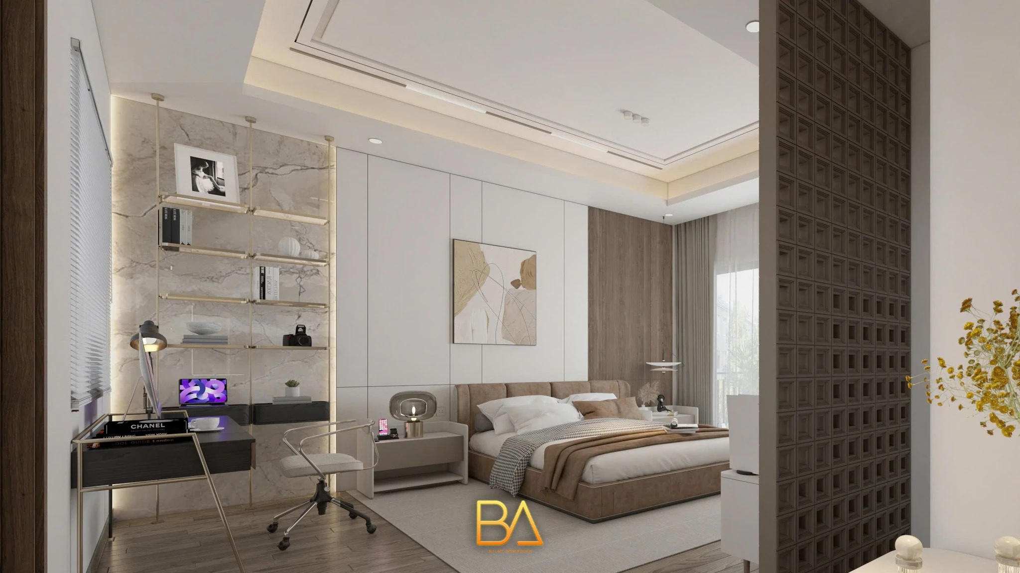 Sketchup Model Free Download Modern Bedroom Vray ID 101000750 (Tran Minh Vuong)