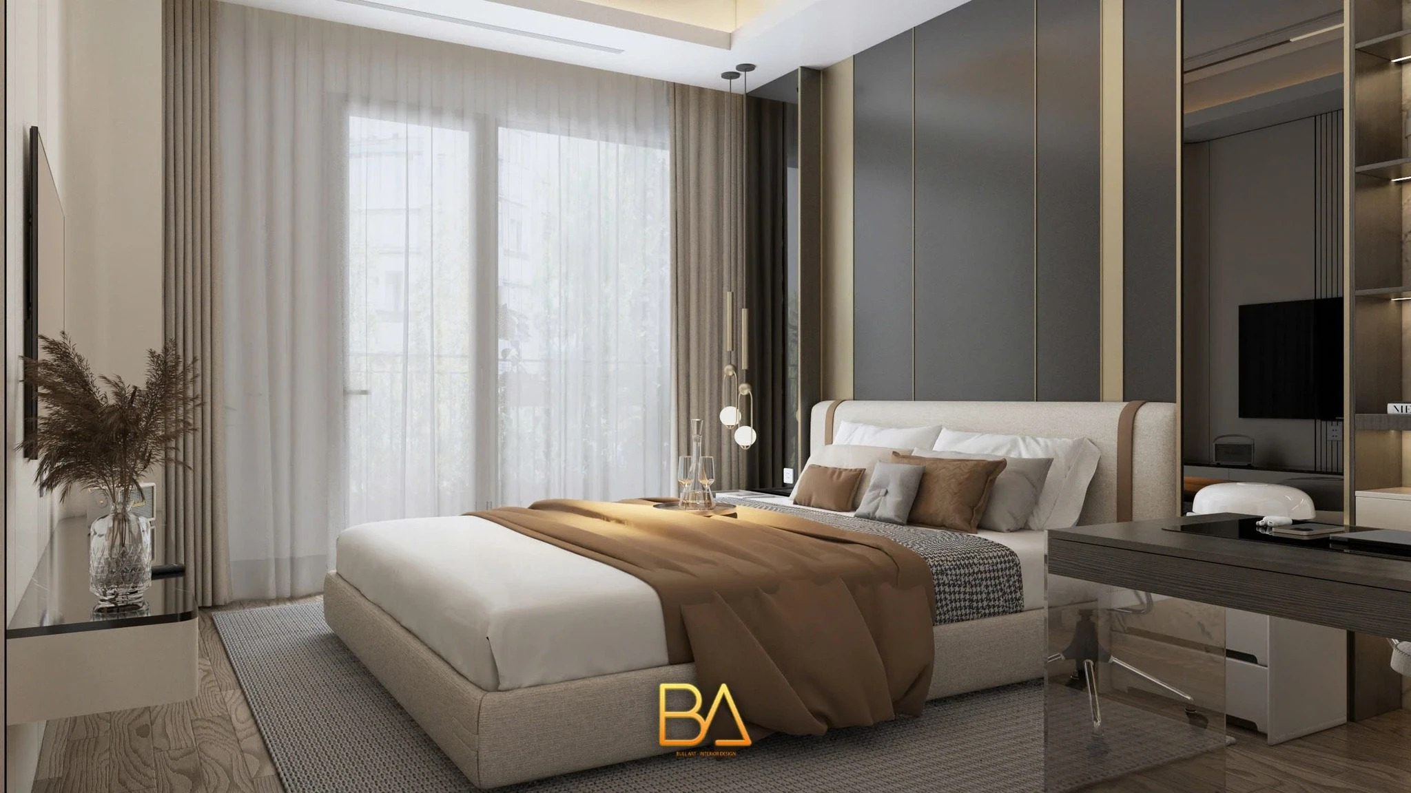 Sketchup Model Free Download Modern Bedroom Vray ID 101000750 (Tran Minh Vuong)