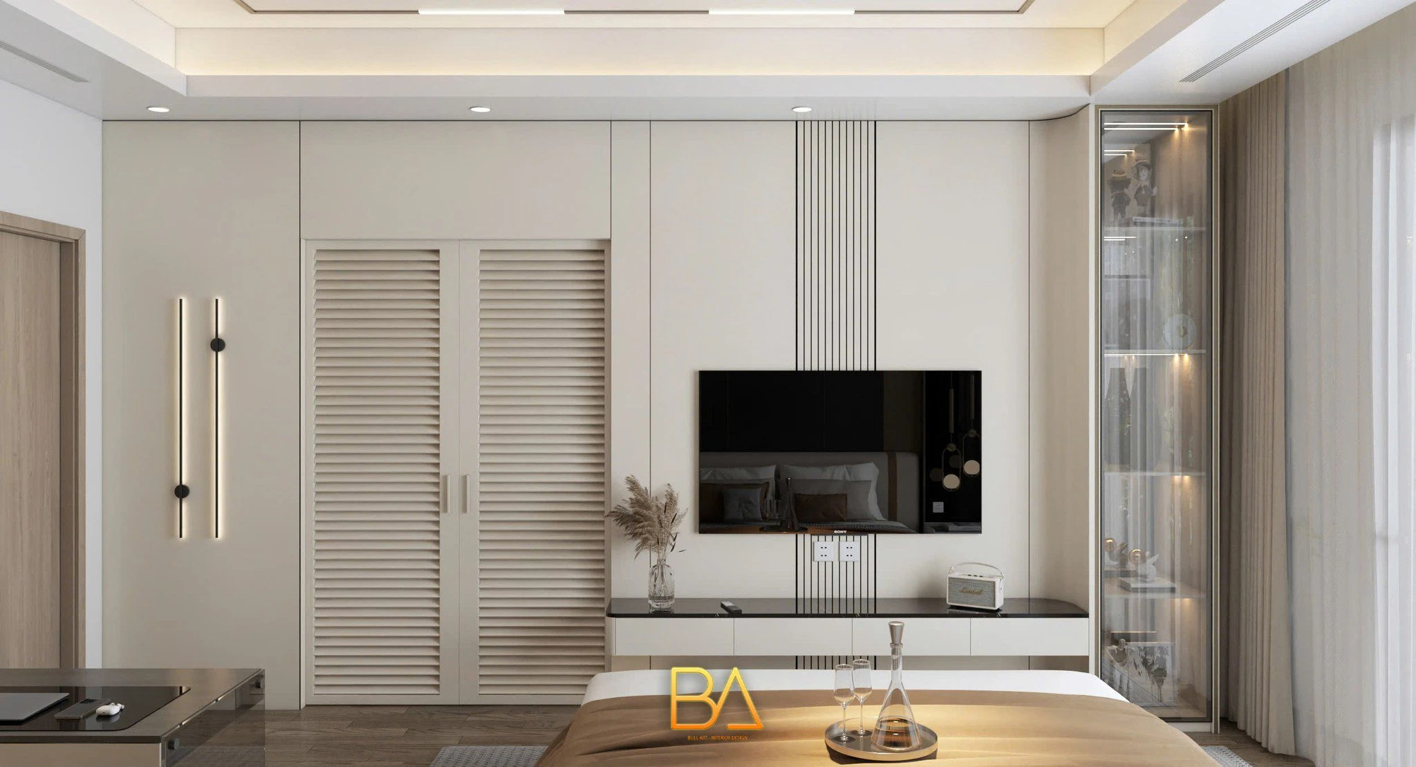 Sketchup Model Free Download Modern Bedroom Vray ID 101000750 (Tran Minh Vuong)