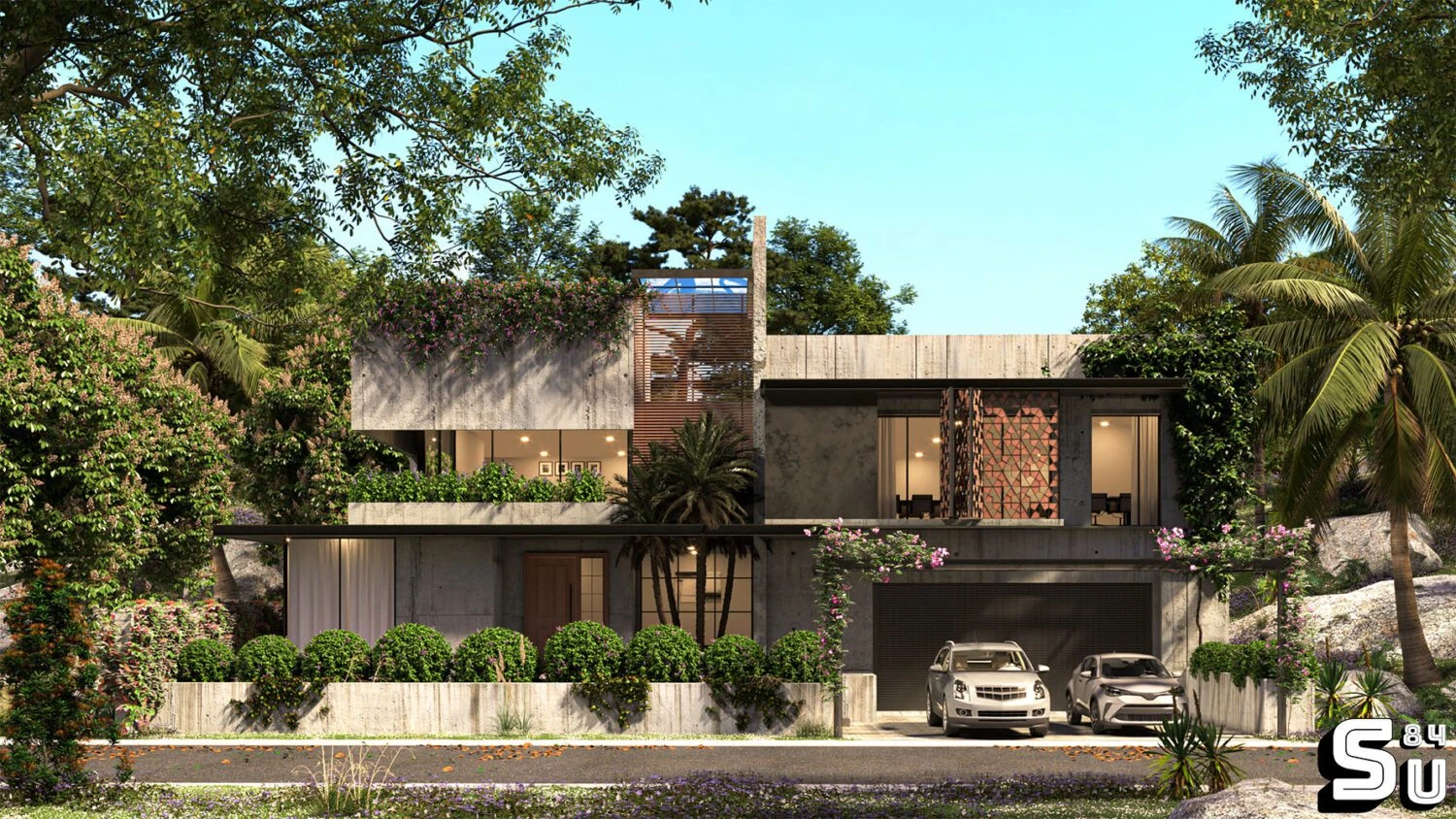 Sketchup Model Free Download Modern Exterior ID 101000331 (Tran Nam)