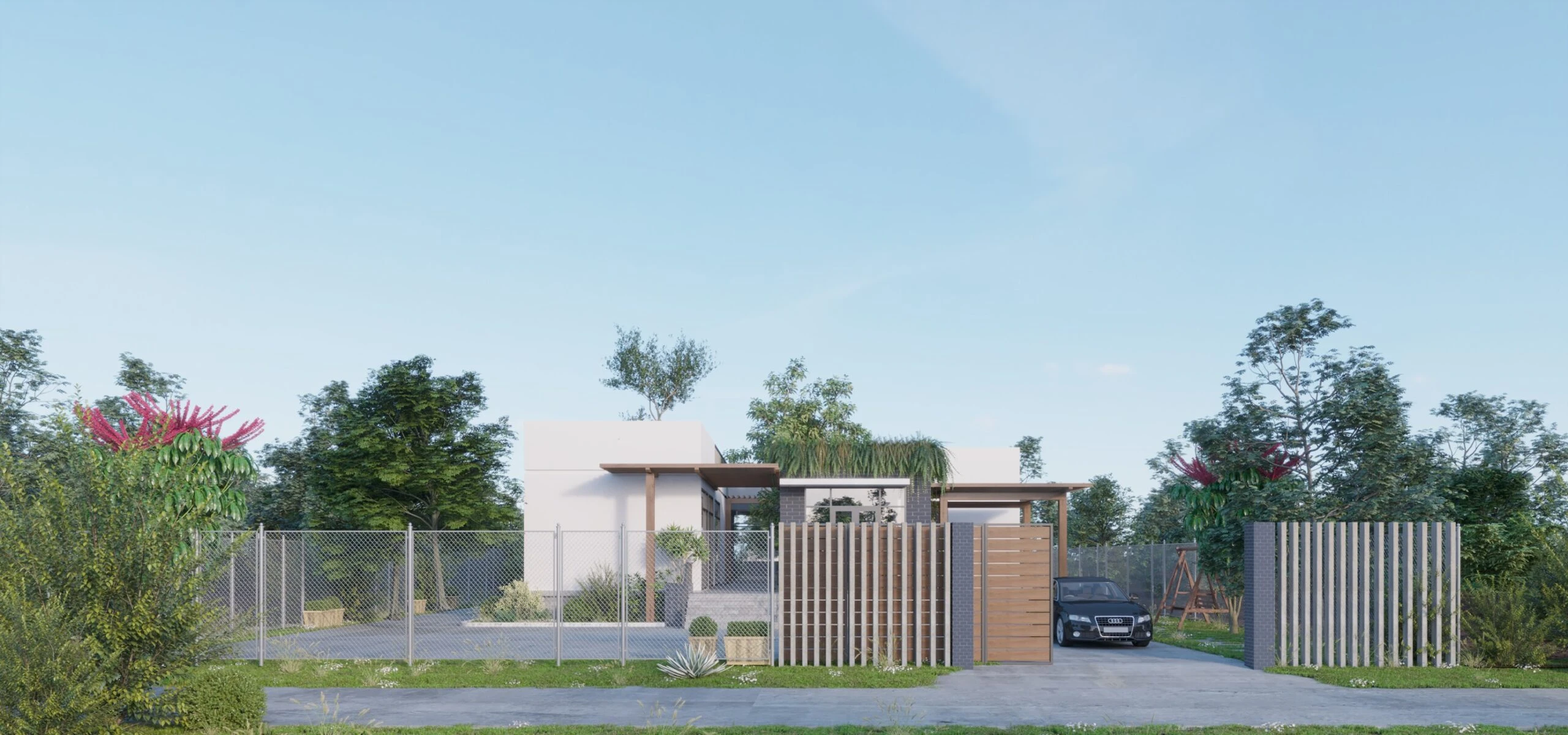 Sketchup Model Free Download Modern Exterior ID 101000591 (Leo Nguyen)