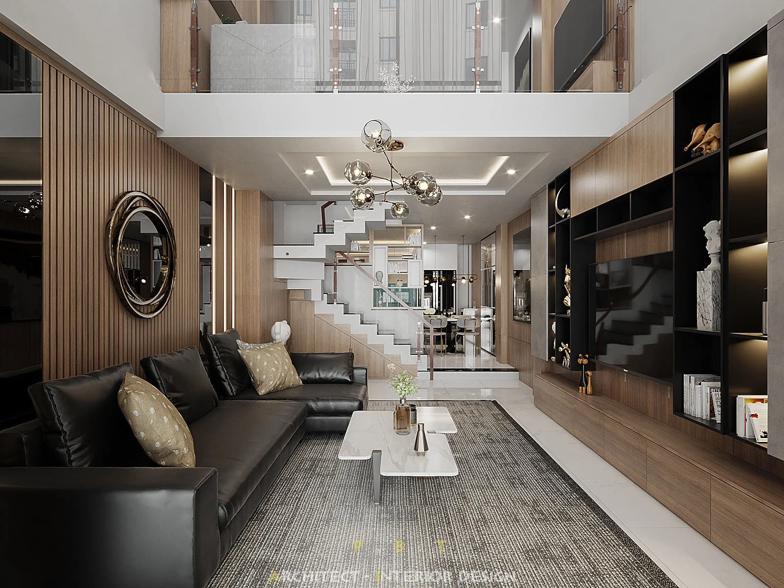 Sketchup Model Free Download Modern Living Room And Dining Room Vray ID 218000061 (Pham Bao Toan)