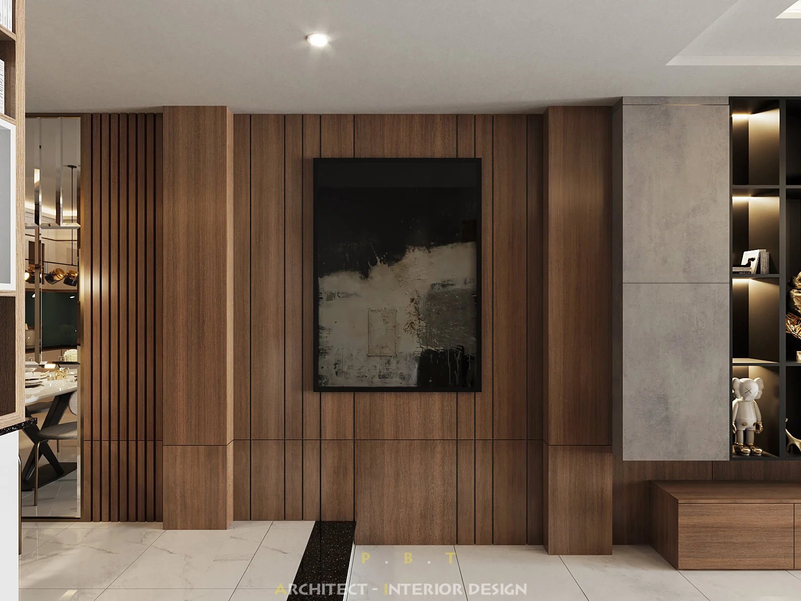 Sketchup Model Free Download Modern Living Room And Dining Room Vray ID 218000061 (Pham Bao Toan)