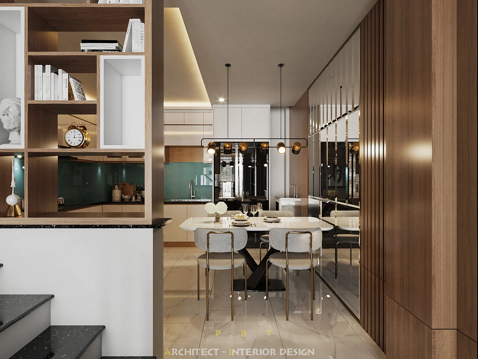 Sketchup Model Free Download Modern Living Room And Dining Room Vray ID 218000061 (Pham Bao Toan)