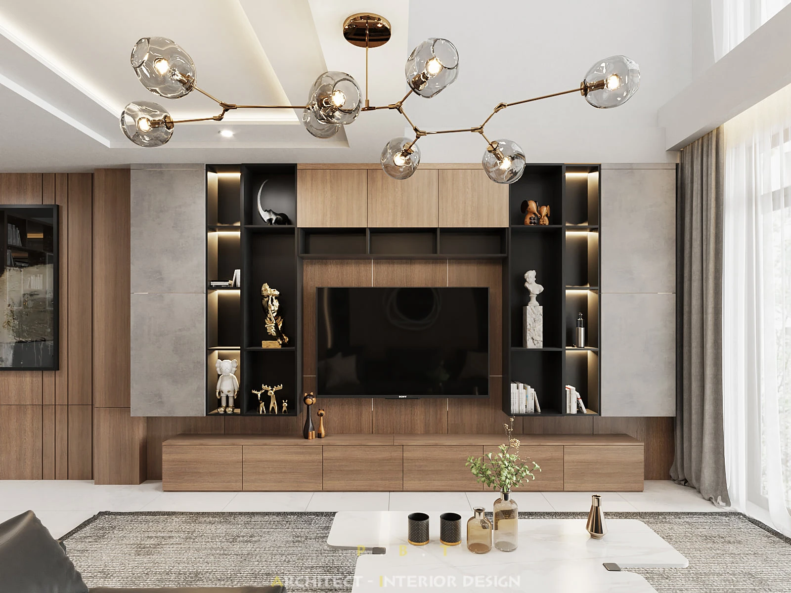 Sketchup Model Free Download Modern Living Room And Dining Room Vray ID 218000061 (Pham Bao Toan)