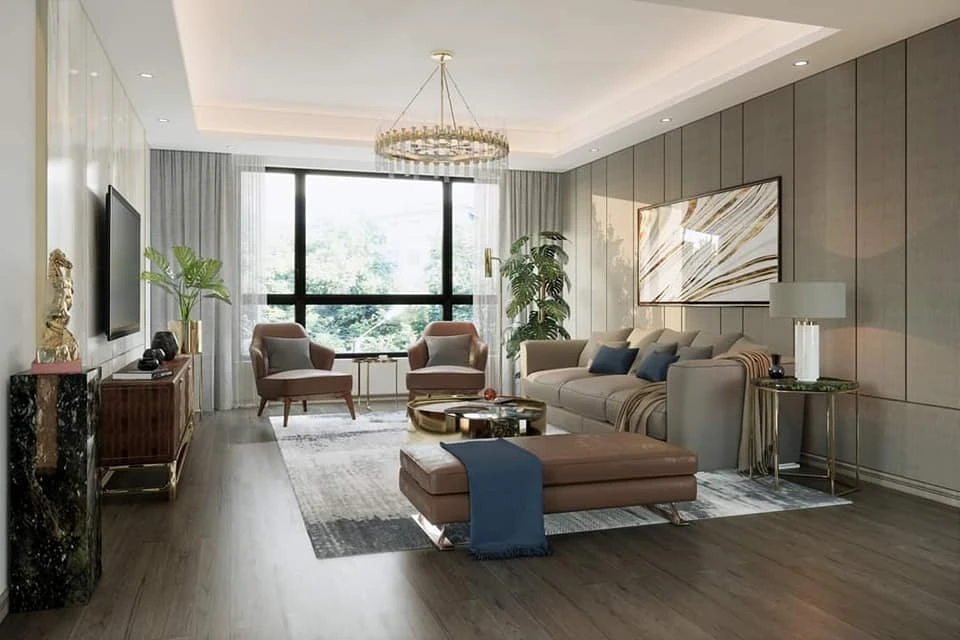 SketchUp Free Sketchup Model Free Download Modern Living Room Enscape ID 100000226 (Dat Houzz)