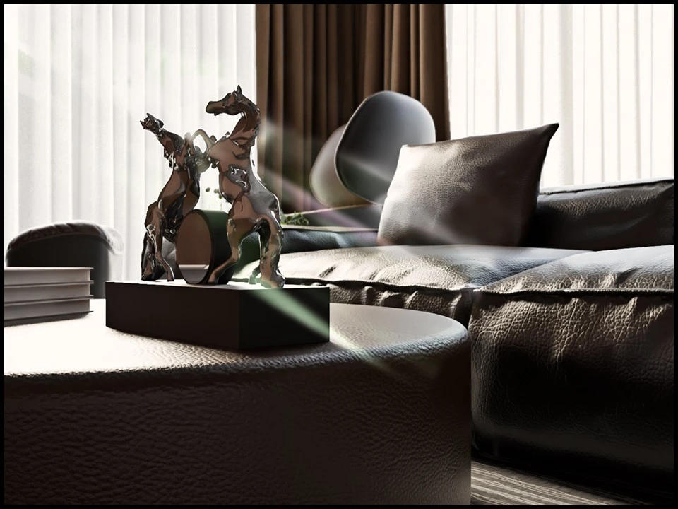 Sketchup Model Free Download Modern Living Room Vray ID 100000136 (Tung Nguyen)