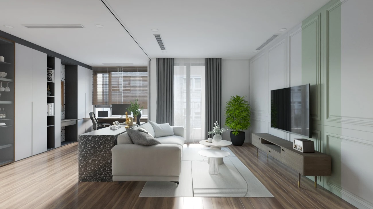 Sketchup Model Free Download Modern Living Room Vray ID 100000256 (Quoc Anh)