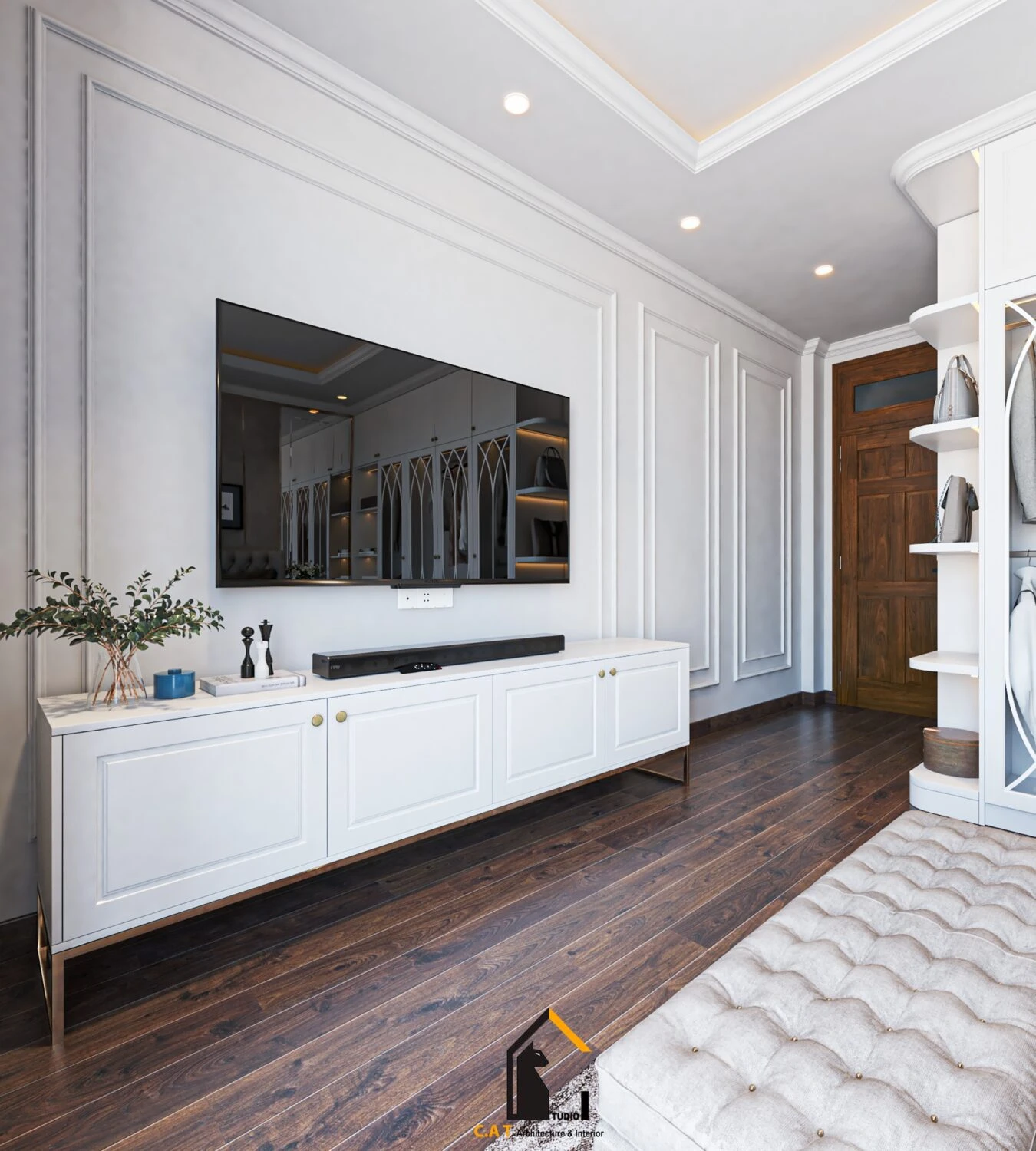 SketchUp Free Sketchup Model Free Download Neo Classic Bedroom ID 101000650 (Kts Nghiathan)