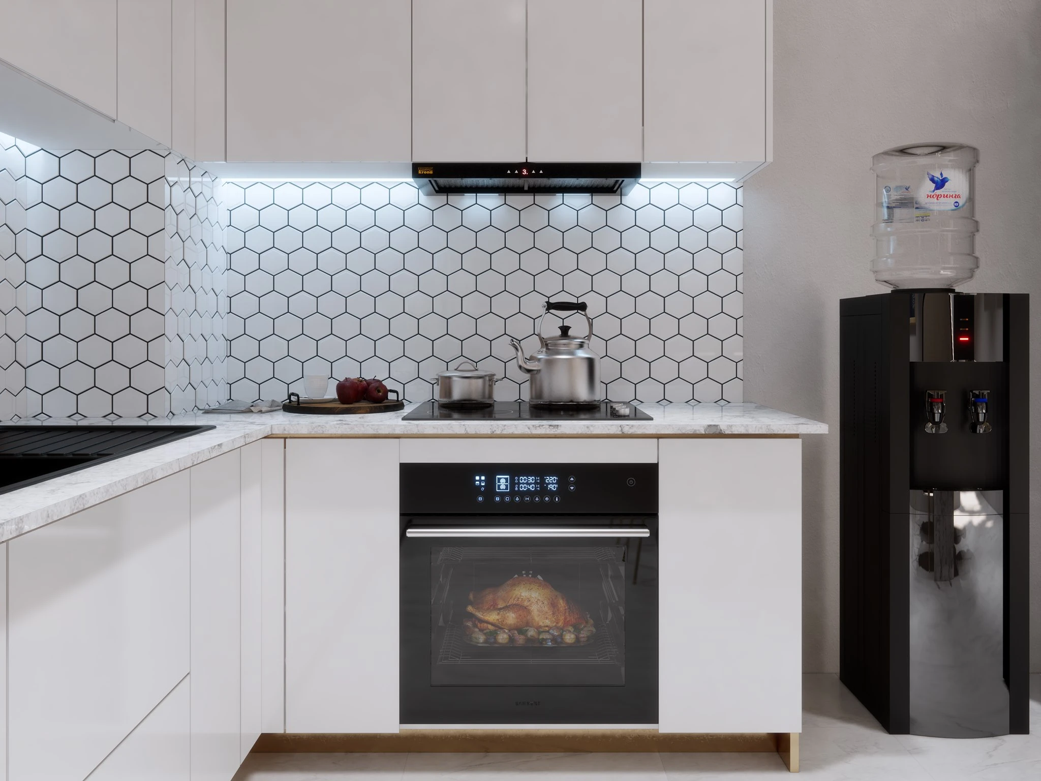 Sketchup Scene Download Enscape Modern Living Room And Dining Room Free ID 218000064 (Thoai Tran)