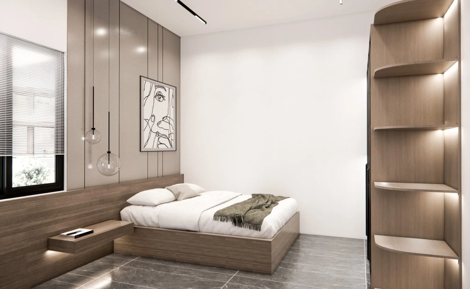 SketchUp Free Sketchup Scene Download Free Enscape Modern Bedroom ID 101000663 (Quan Viet Hoang)