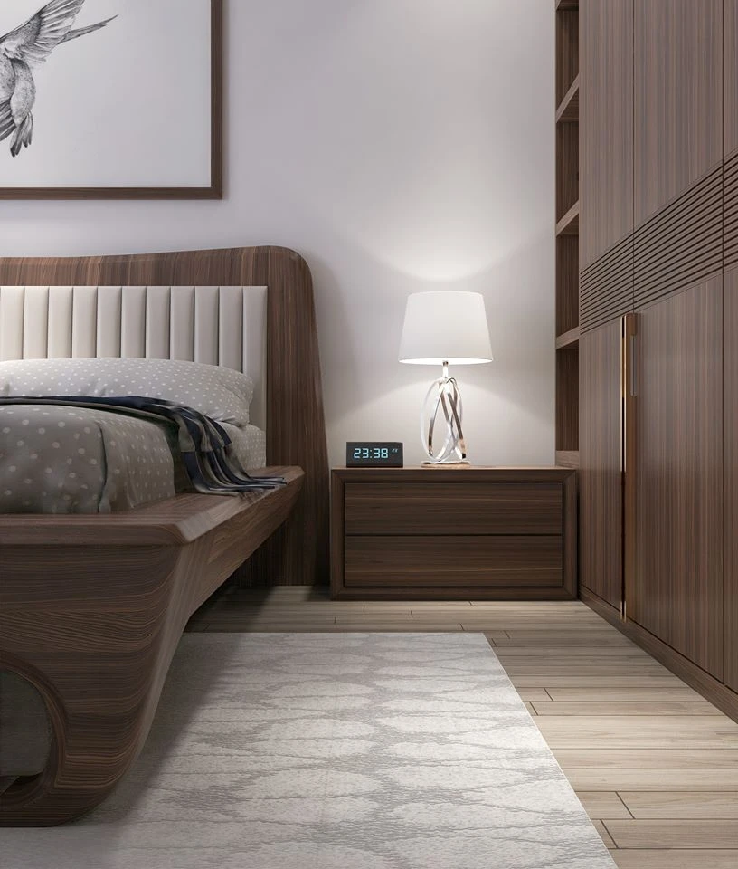 Sketchup Scene Download Free Modern Bedroom ID 101000254 (Quoc Vi Phan Phan)