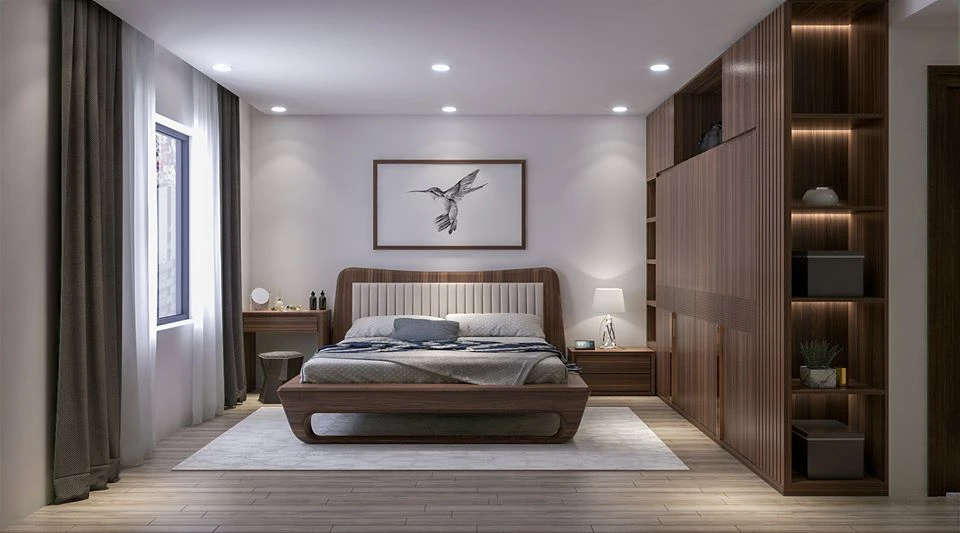 Sketchup Scene Download Free Modern Bedroom ID 101000254 (Quoc Vi Phan Phan)