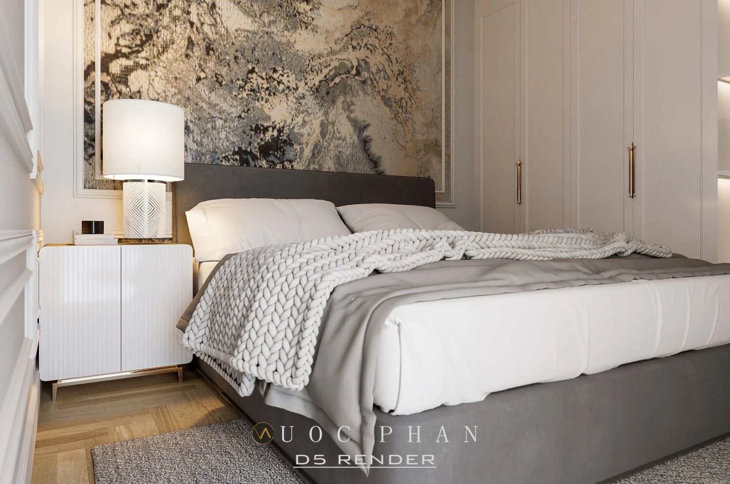 Sketchup Scene Download Free Modern Bedroom ID 101000633 (Quoc Vi Phan Phan)