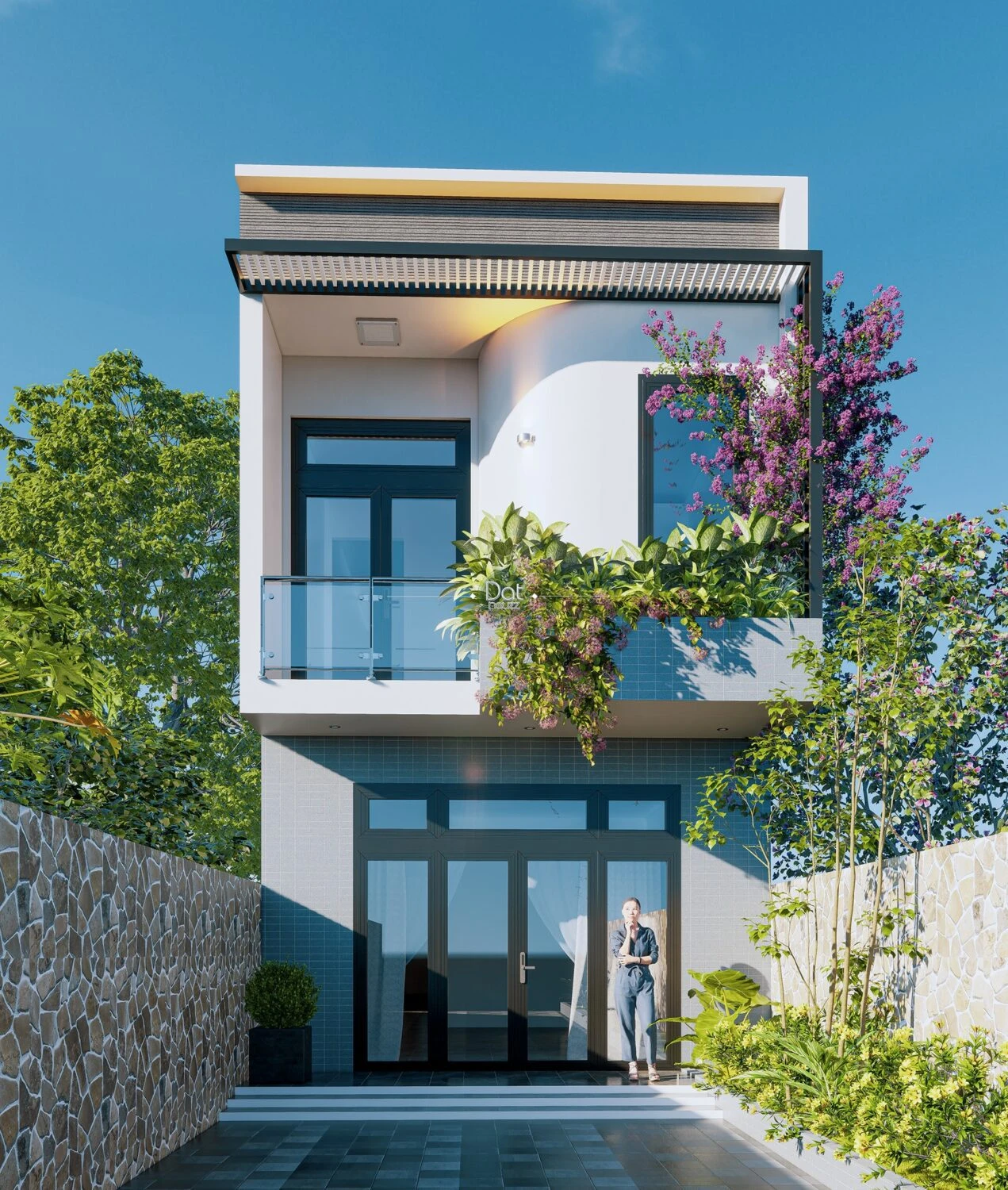 Sketchup Scene Download Modern Exterior Enscape ID 101000348 (Dat Houzz)