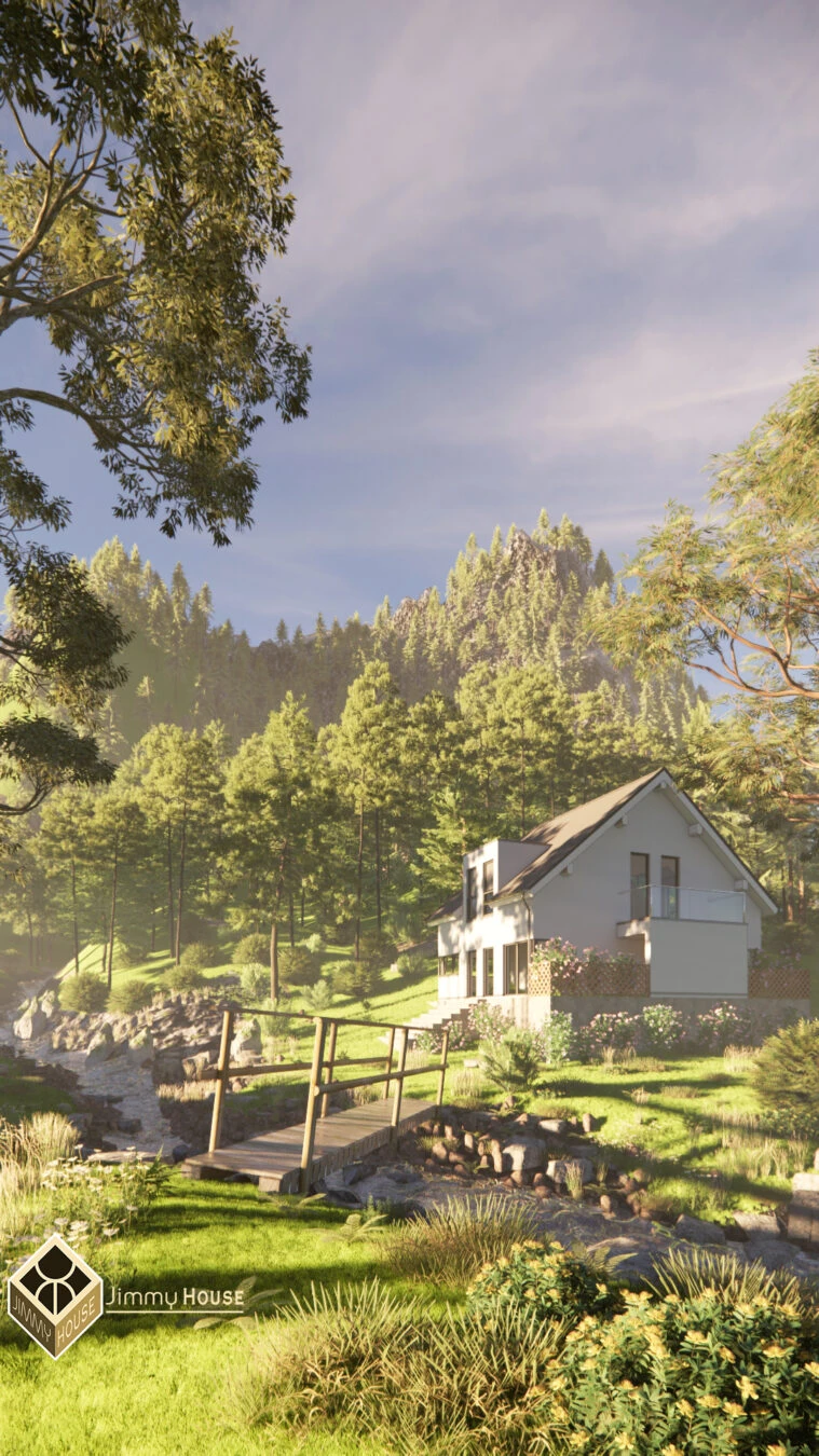 SketchUp Free Sketchup Scene Download Modern Exterior Enscape ID 101000388 (Hoang Duy)