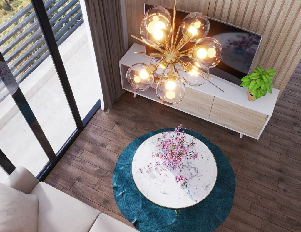 Sketchup Scene Download Modern Living Room Free ID 100000139 (Trong Thanh)