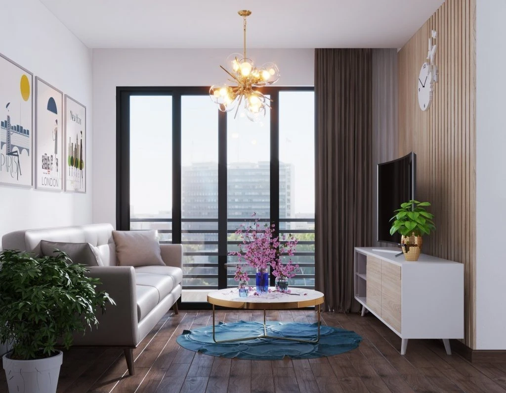 Sketchup Scene Download Modern Living Room Free ID 100000139 (Trong Thanh)