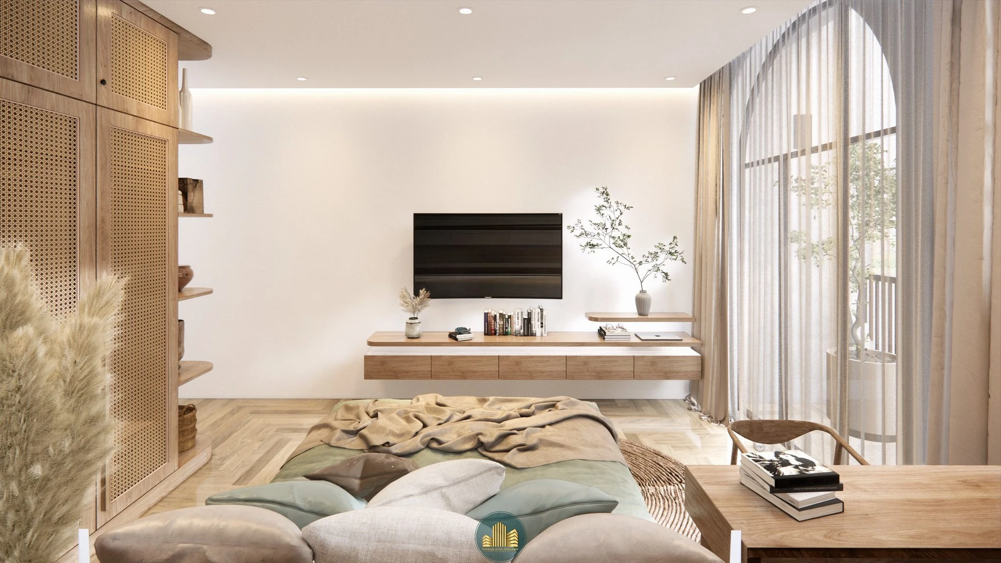 Sketchup Scene Free Download Enscape Modern Bedroom ID 101000728 (Duong Duong)