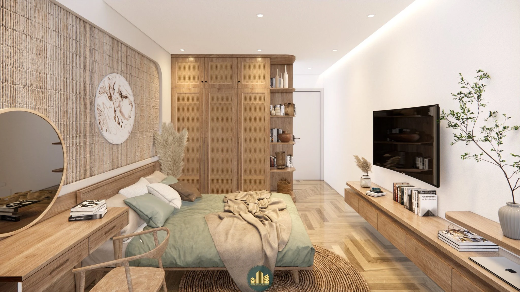 Sketchup Scene Free Download Enscape Modern Bedroom ID 101000728 (Duong Duong)