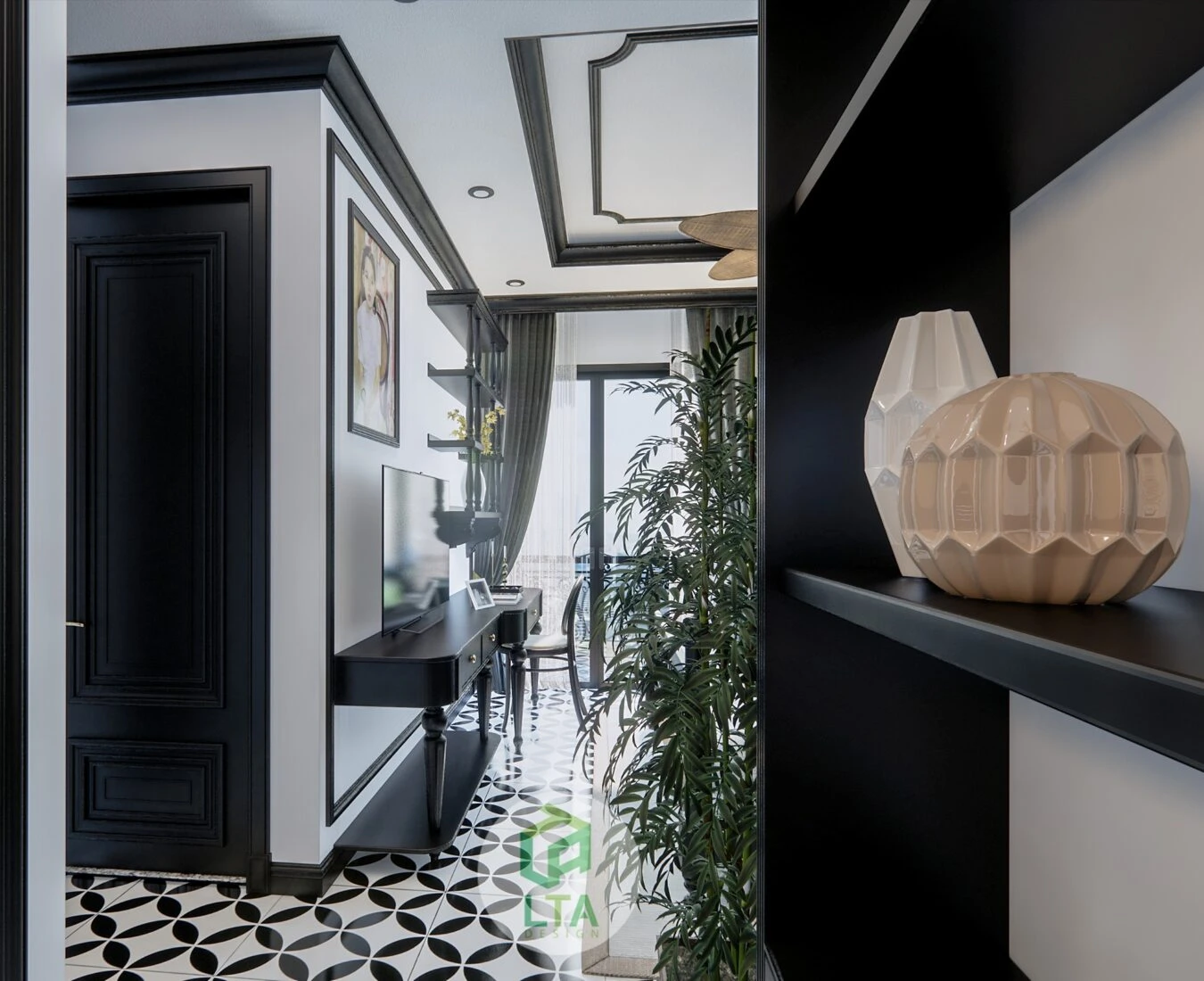 SketchUp Free Sketchup Scene Free Download Indochine Bedroom Enscape ID 101000528 (Cao Hoang Nhat Long)