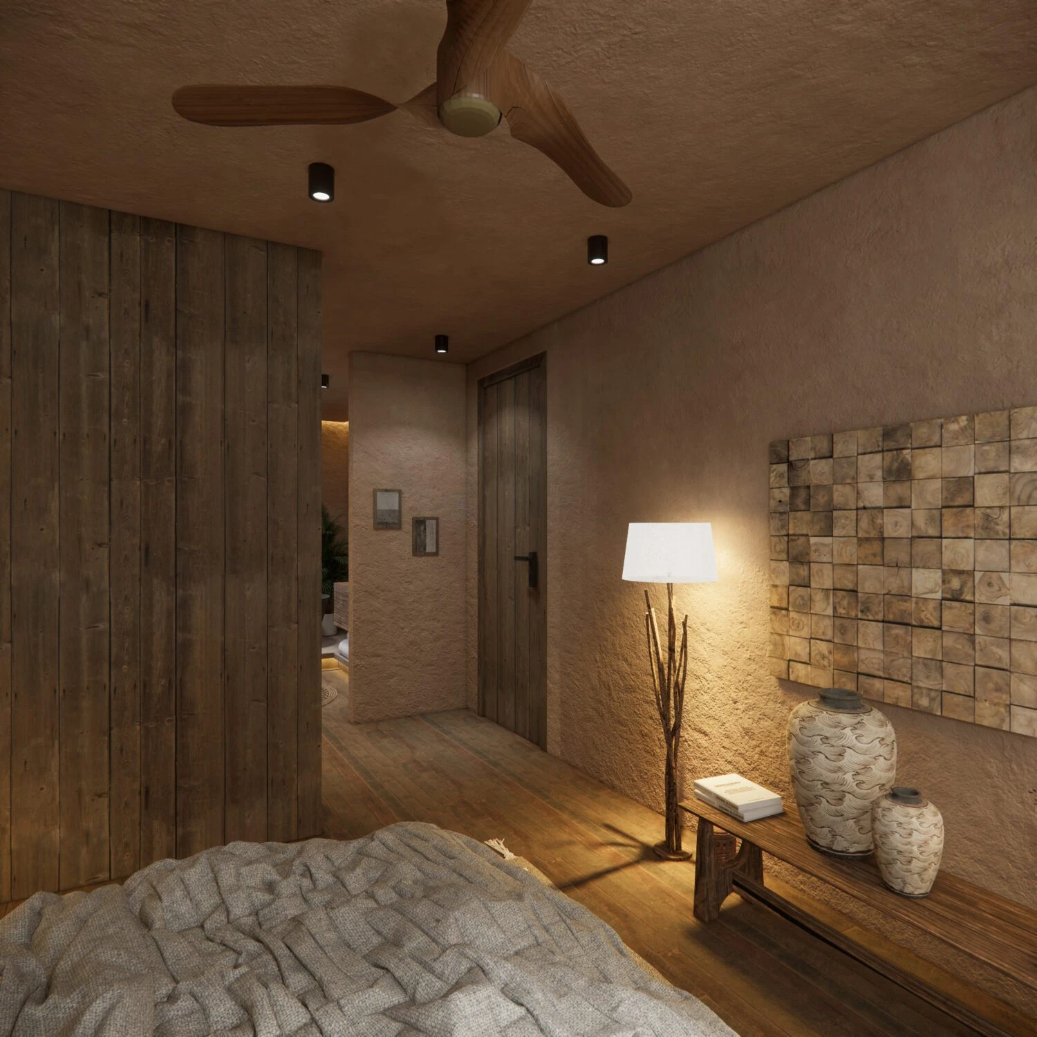 Sketchup Scene Free Download Modern Bedroom Enscape ID 101000688 (Mai Duy Tuyen)