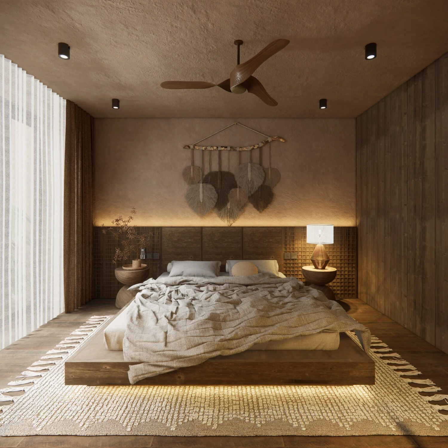 Sketchup Scene Free Download Modern Bedroom Enscape ID 101000688 (Mai Duy Tuyen)