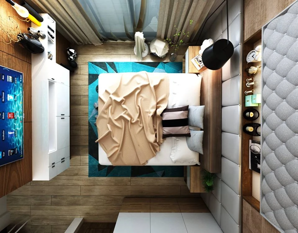 SketchUp Free Sketchup Scene Free Download Modern Bedroom ID 101000219 (Binh Thanh Tran)