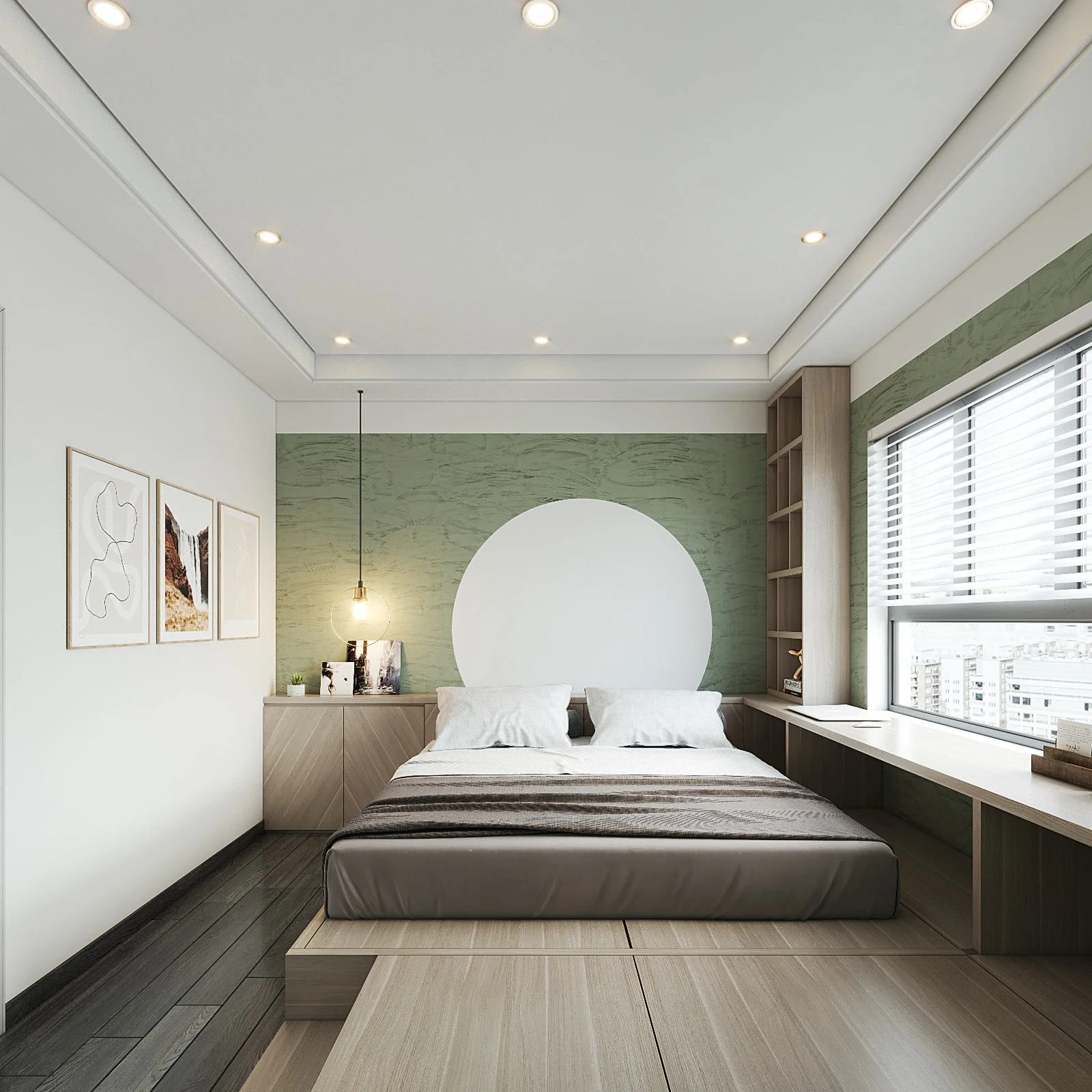 Sketchup Scene Free Download Modern Bedroom ID 101000578 (Ha Anh)