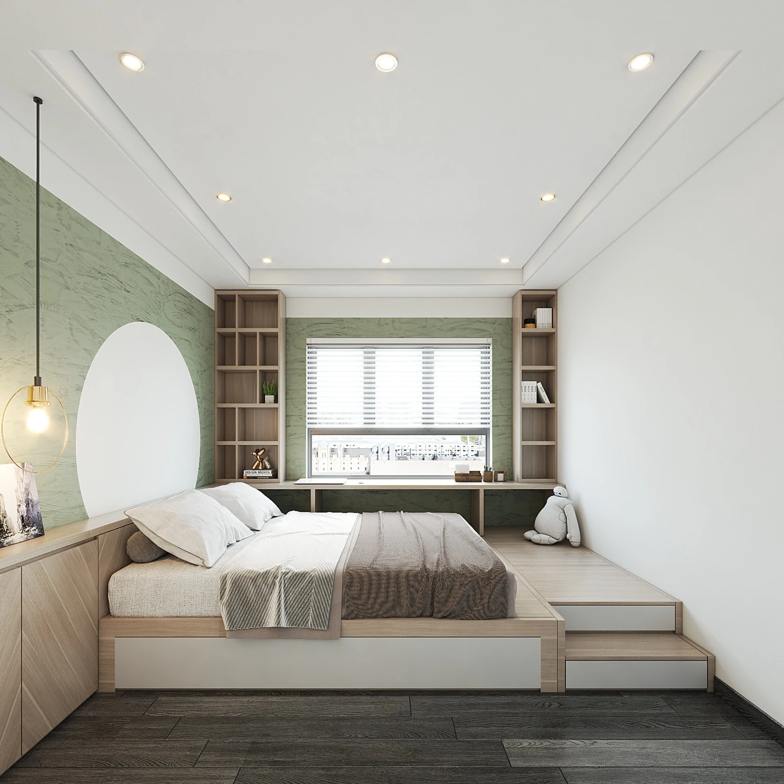 Sketchup Scene Free Download Modern Bedroom ID 101000578 (Ha Anh)