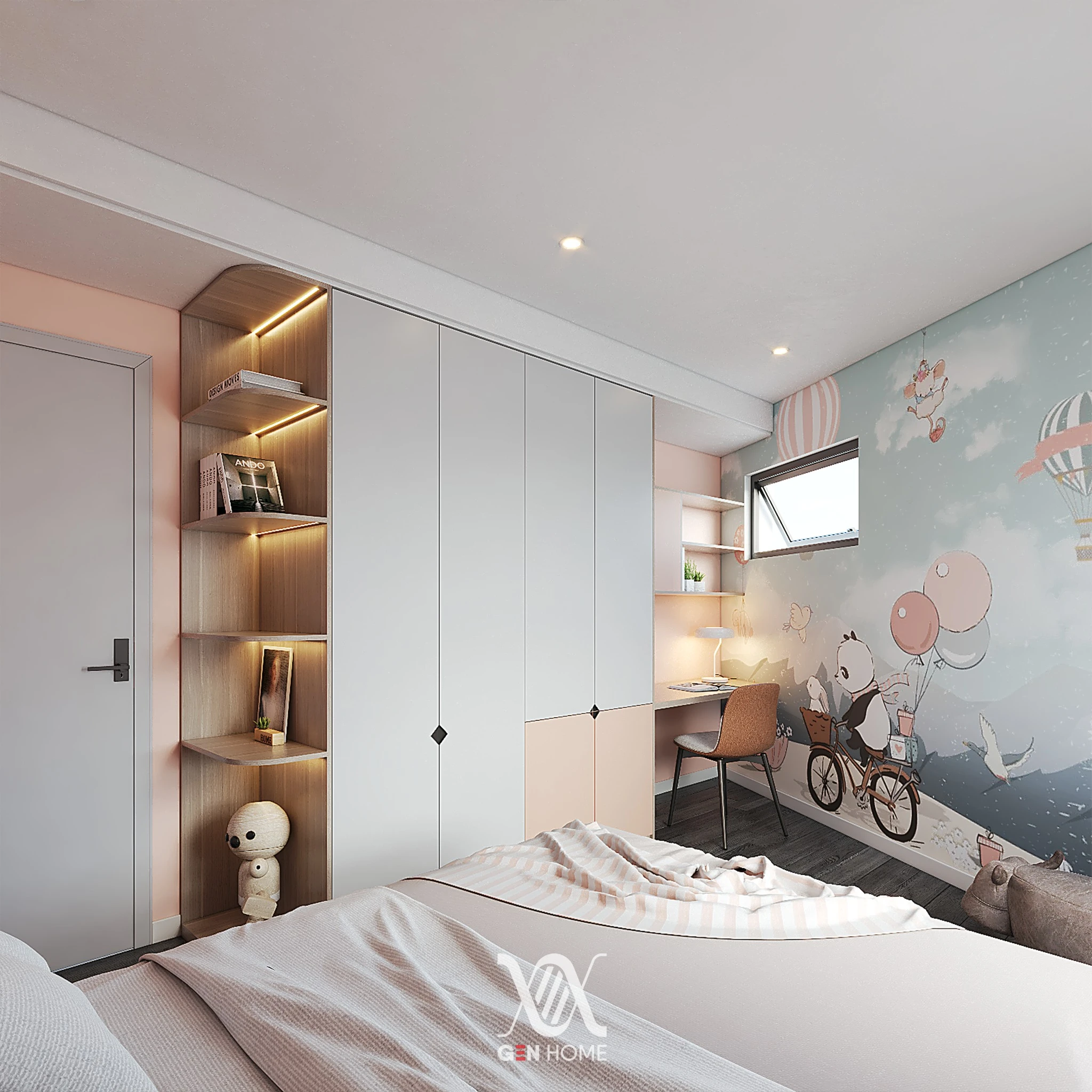 Sketchup Scene Free Download Modern Bedroom ID 101000578 (Ha Anh)