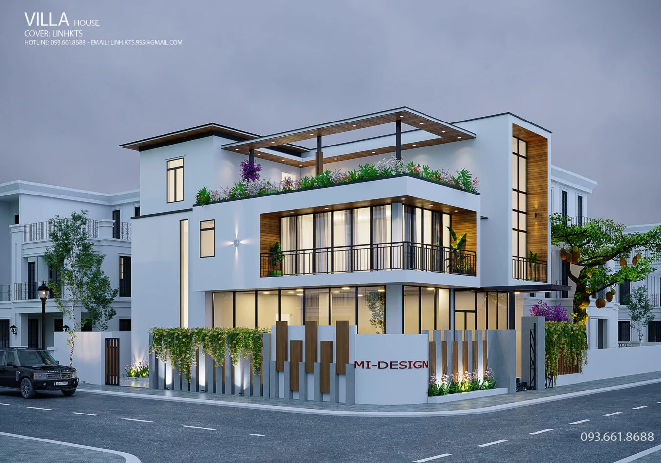 SketchUp Free Sketchup Scene Free Download Modern Exterior Enscape ID 101000443 (Linh Pham)