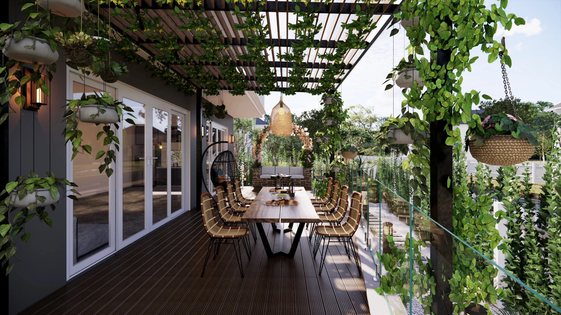 Sketchup Scene Free Download Modern Exterior ID 101000483 (Nghiem Viet Thai)