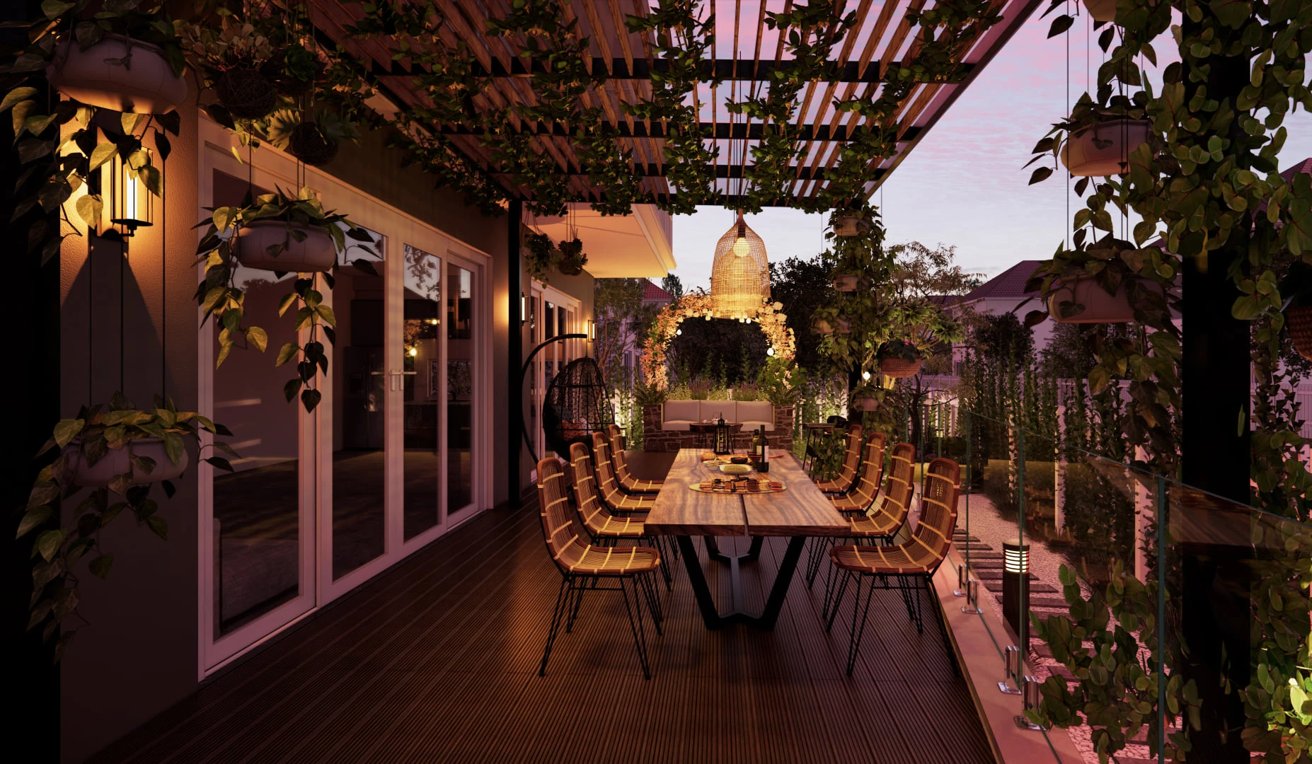 Sketchup Scene Free Download Modern Exterior ID 101000483 (Nghiem Viet Thai)