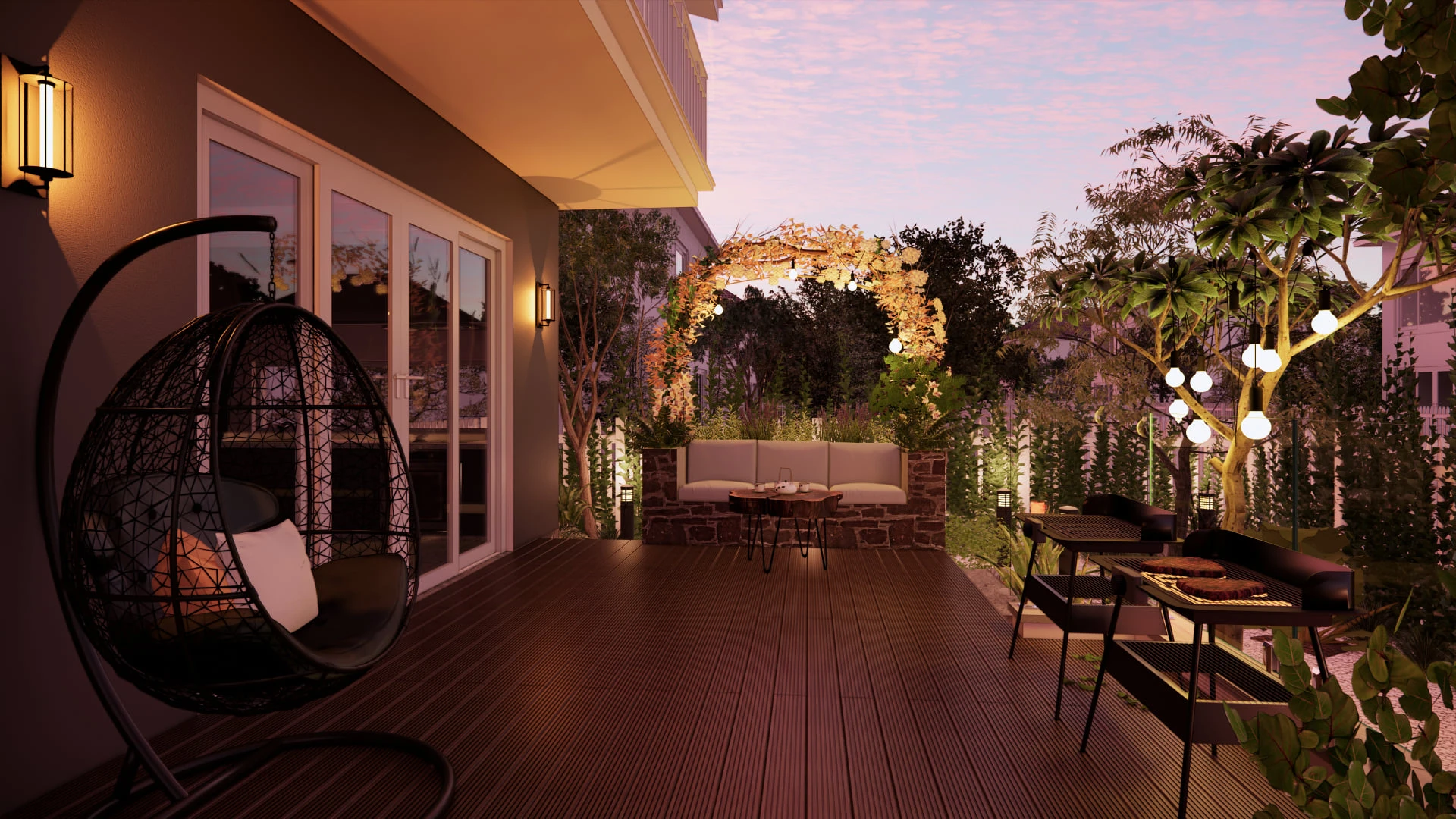 Sketchup Scene Free Download Modern Exterior ID 101000483 (Nghiem Viet Thai)