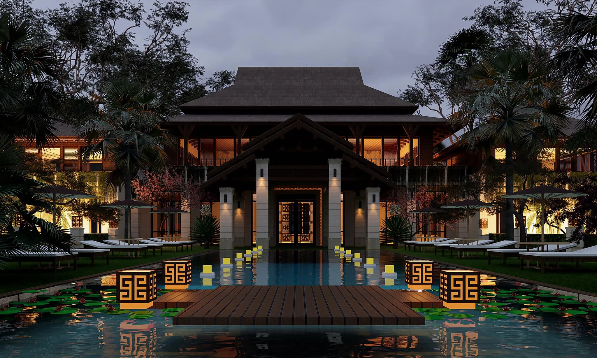 SketchUp Free Sketchup Scene Free Download Modern Exterior ID 101000503 (Minh Toan)