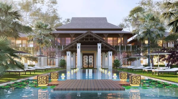 SketchUp Free Sketchup Scene Free Download Modern Exterior ID 101000503 (Minh Toan)