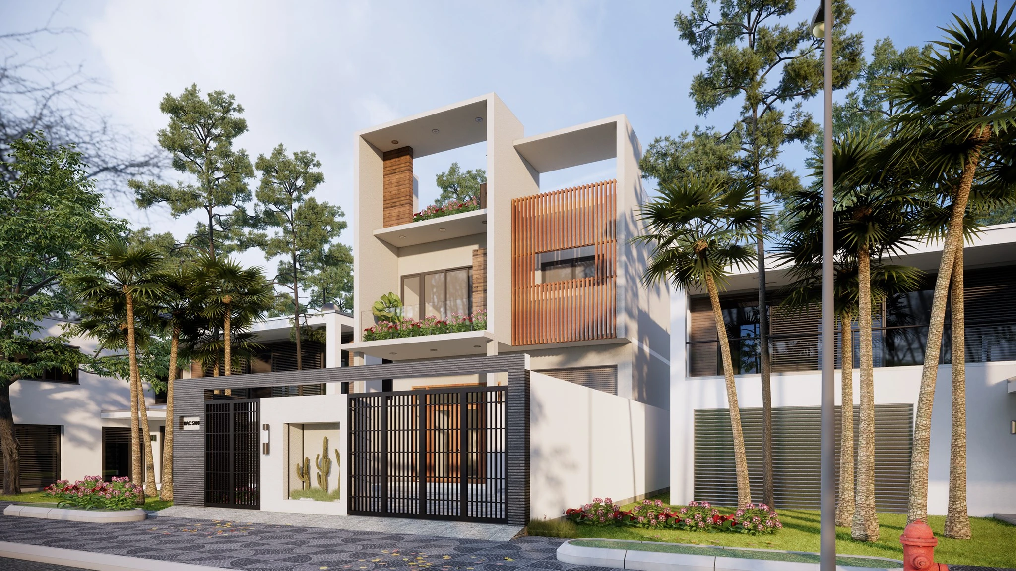 SketchUp Free Sketchup Scene Free Download Modern Exterior ID 101000563 (Duong Duong)