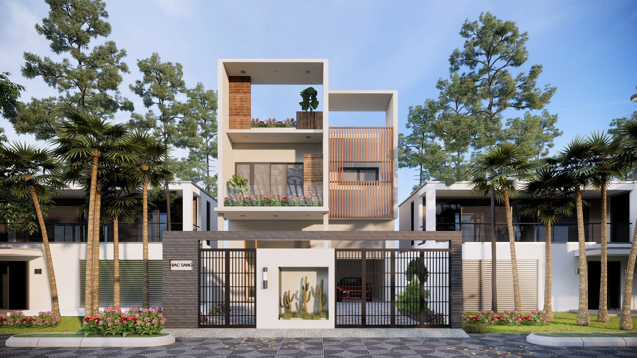 SketchUp Free Sketchup Scene Free Download Modern Exterior ID 101000563 (Duong Duong)