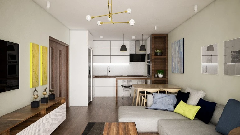 Sketchup Scene Free Download Modern Living Room And Dining Room ID 218000019 (ArberCungu)