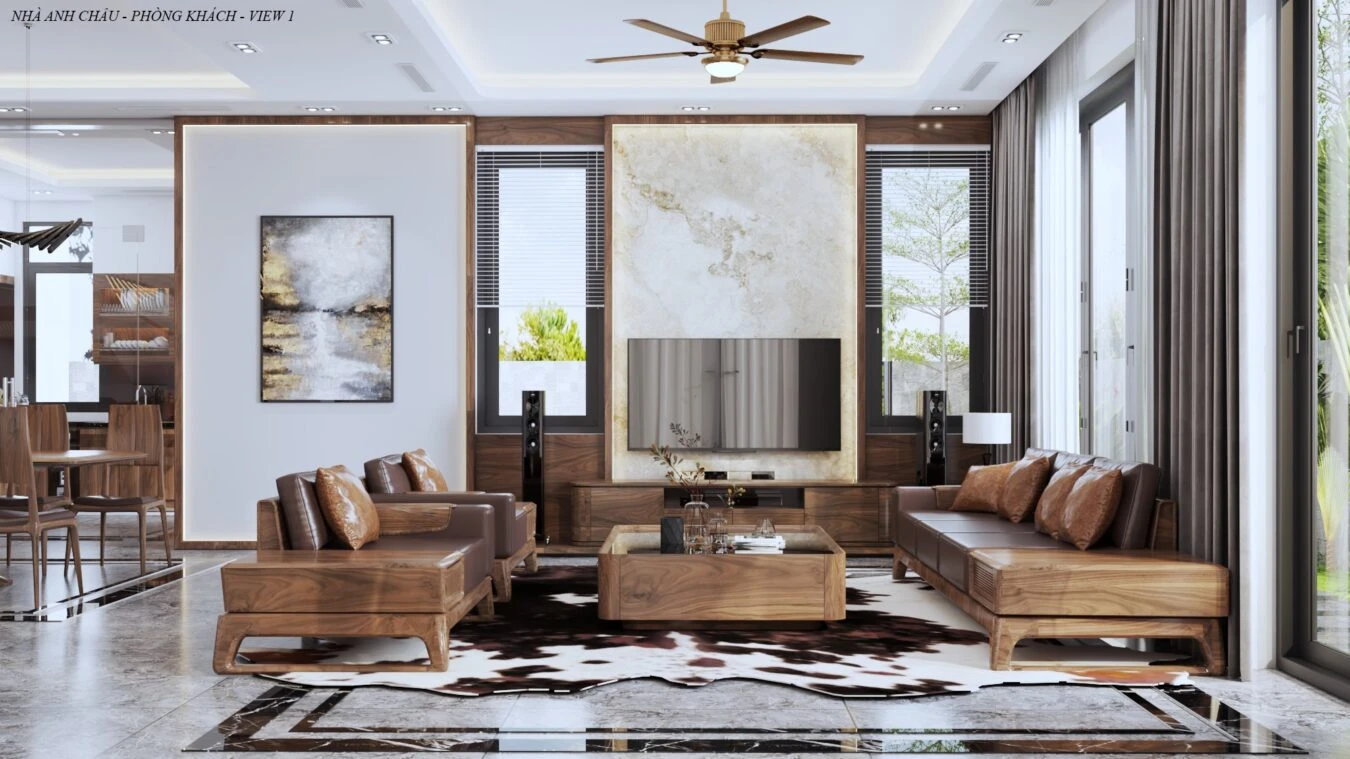 Sketchup Scene Free Download Modern Living Room And Dining Room Vray ID 218000109 (Kim Cuc)