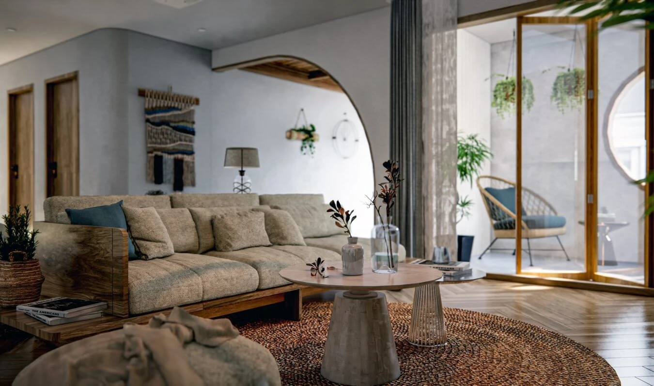 SketchUp Free Sketchup Scene Free Download Modern Living Room Vray ID 100000304 (Pham Tuan Hai)