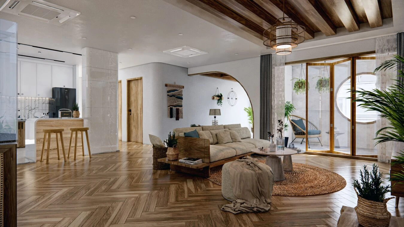 SketchUp Free Sketchup Scene Free Download Modern Living Room Vray ID 100000304 (Pham Tuan Hai)