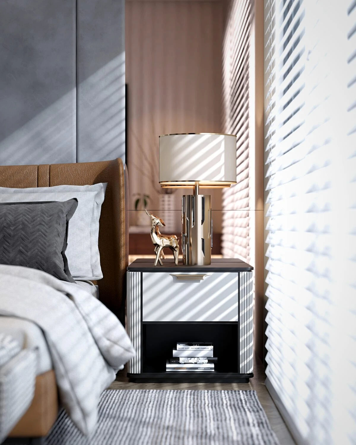 Sketchup Scene Free Download Vray Modern Bedroom ID 101000678 (Ngo Tien Duy)