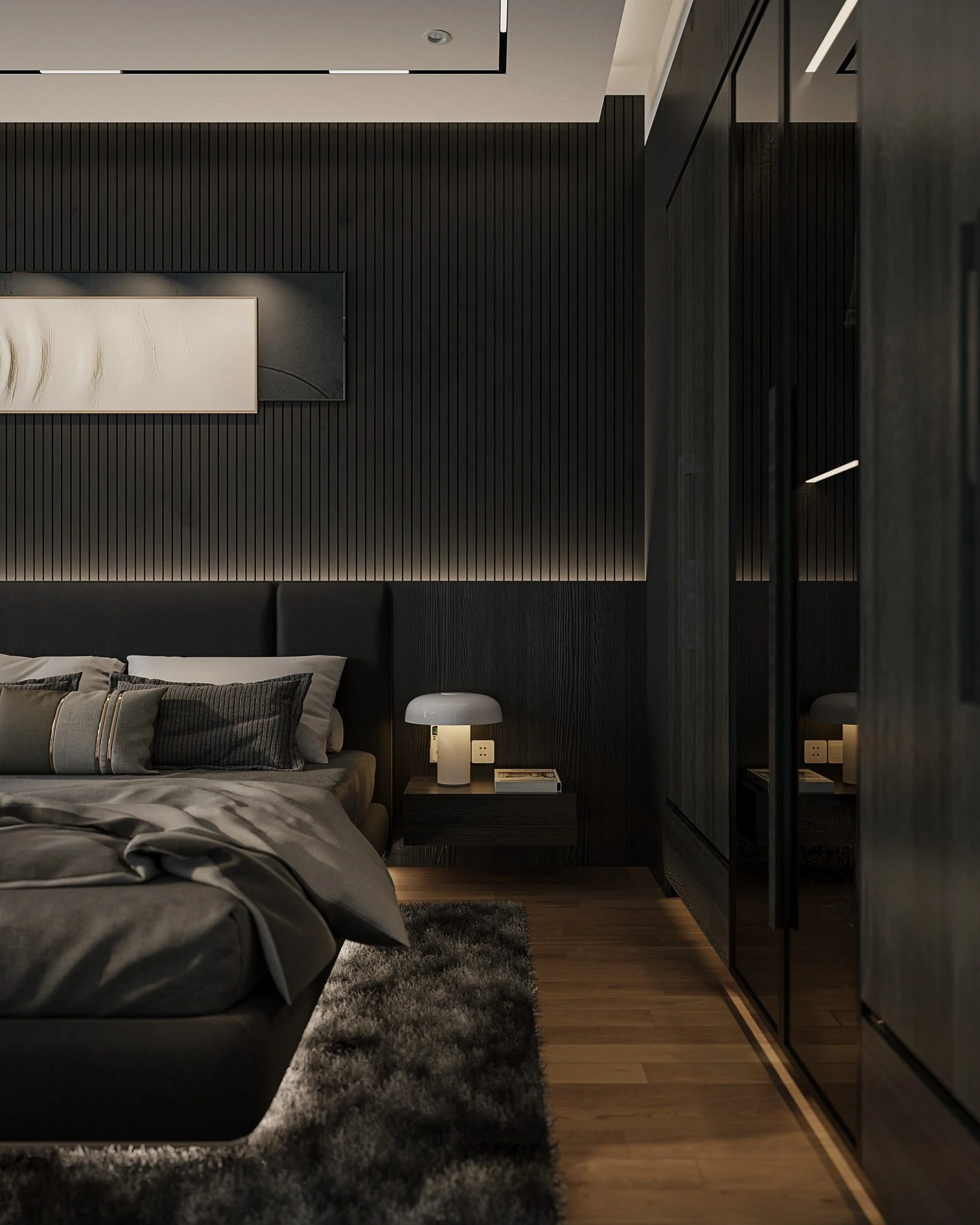 Vantage Bedroom Sketchup Model Free Download Modern ID 101000740 (Hoang Duc Duy)