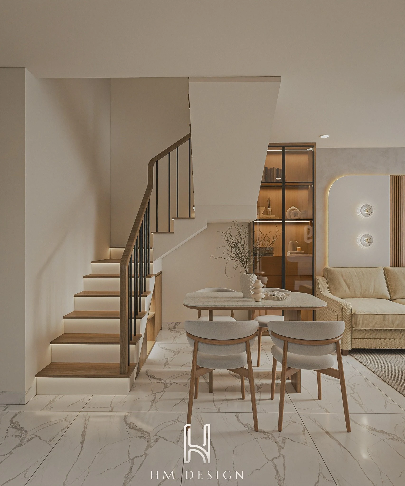 SketchUp Free Vantage Living Room - Dining Room SketchUp 3D Model Free Download Modern ID 218000230 (Nguyen Dinh Hieu)