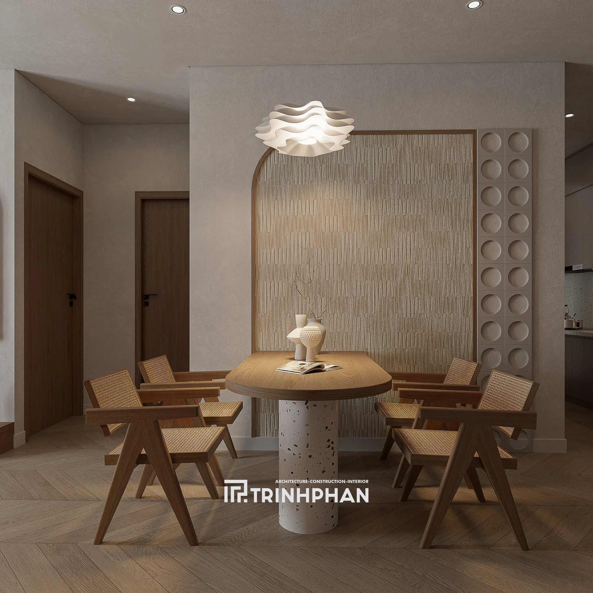 SketchUp Free Vantage Living Room - Dining Room SketchUp Free Model Modern Download ID 218000224 (Dinh Hung)